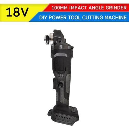 18V 800W Brushless 100mm Impact Angle Grinder Without Battery Cordless DIY Power Tool Cutting Machine Polisher For MakitaBattery