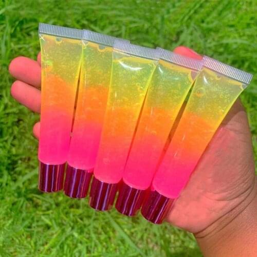 Glitter Plumping Lip Gloss Lip Plumper Makeup Moist Nutritious Liquid Lipstick Big Volume Clear Lip Gloss Make Up Lip Cosmetic