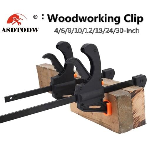 Spreader Work Bar Clamp F Clamp Gadget Tool DIY Hand Speed Squeeze Quick Ratchet Release Clip Kit 4-30 Inch Wood Working Tools