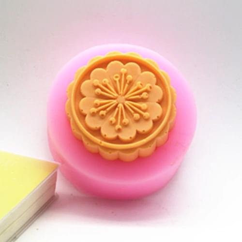 C391 soap mold/handmade soap mold/silicone mold/soap mold/silicone soap die flowers die moon cakes