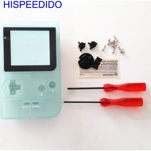 HISPEEDIDO Glow in the Dark Noctilucent Replacement Repair Full Shell Housing Pack Cover For Game Boy Pocket GBP Plastic Case