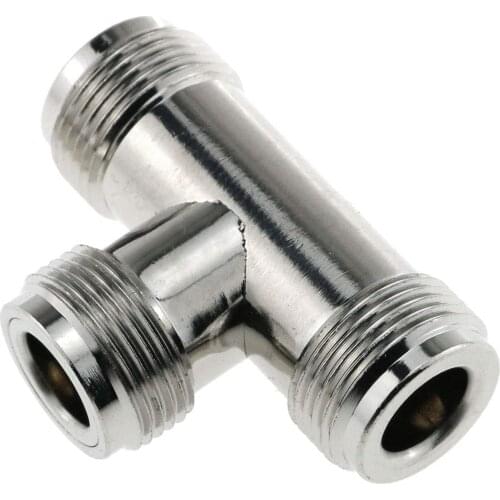 10pcs 3 Ways N Female to 2 N female T Type RF Coaxial Adapter Connector