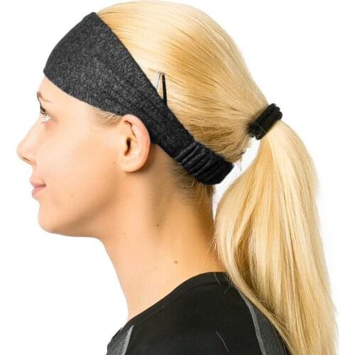 3 Pieces Women Hair Accessories Sports Headbands for Fitness Pilates Running Yoga Sweatband Elastic Hair Hoop for Ladies Jogging