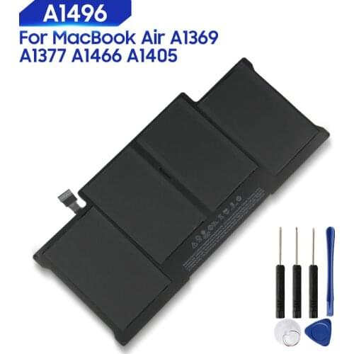Original Replacement Battery For Mac MacBook Air A1496 A1369 A1405 A1466 A1377 Genuine Tablet Battery 7150mAh