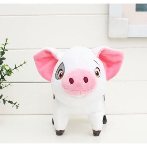 Moana Princess Plush Toys 20cm Pua Pepa pink Pig Stuffed dolls for kids gift