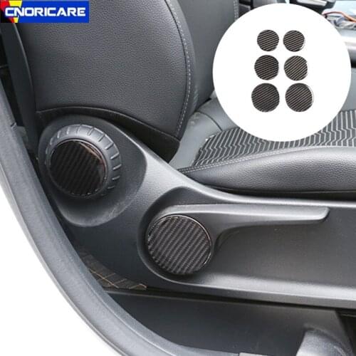 Carbon Fiber Seat Adjustment Buttons Sequins Decoration Stickers Car Styling Interior For Mercedes Benz B Class W247 2020