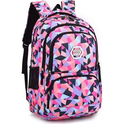 Fashion Girl School Bag Waterproof light Weight Girls Backpack bags printing backpack child