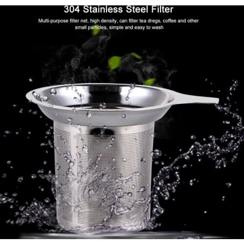 Reusable Stainless Steel Mesh Tea Infuser High Quality Kitchen Tea Strainer Utensilios de cocina para cocinar Support Wholesale