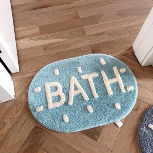 Nordic Carpet Area Rugs Funny Bathroom Bedroom Floor ENTER Mats Welcome Doormat Home Decoration Cute Bathroom Rug