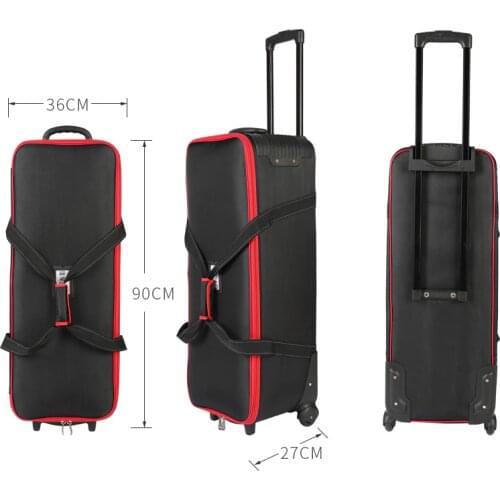 Studio photography light set luggage storage bag multi-function camera bag large suitcase travel portable trolley case