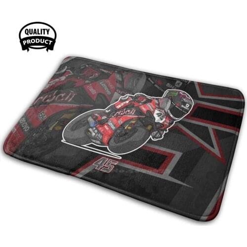 World Superbike Wsbk - Redding Soft House Family Anti-Slip Mat Rug Carpet Rider Racer Racing Sport Sportbike Motorsport United