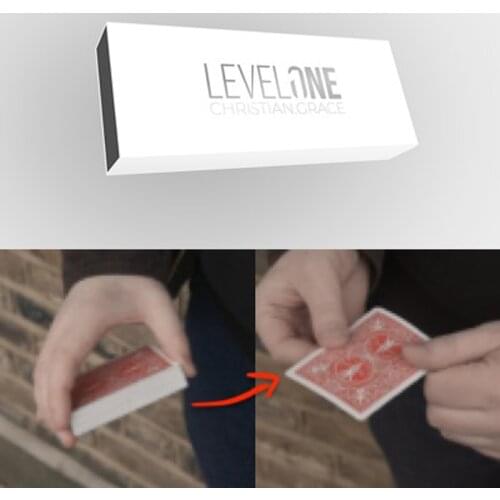 Level One (Gimmicks and Online Instructions) by Christian Grace Card Magic Tricks Close up Magia Gimmick Props trucos de magia
