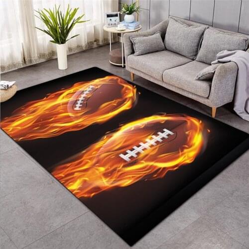 Baseball Green Football carpet kids room soccer rug field parlor bedroom living room floor mats children large rugs home mat 007