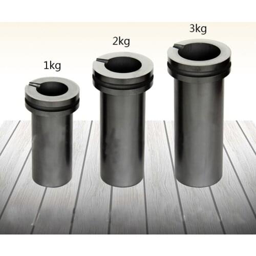 1kg 2kg 3kg High Pure Graphite Crucible Cup Metal Melting Gold Silver Scrap Furnace Casting Mould Melt Smelting Pot Cup Tools