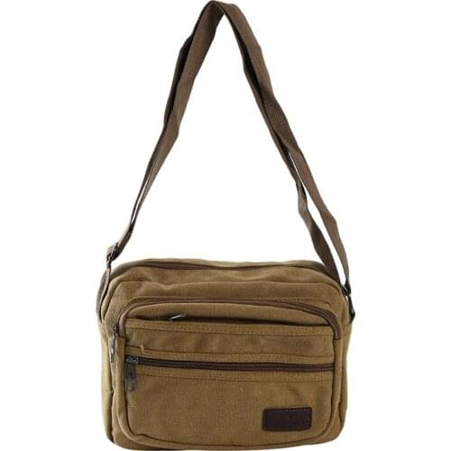 2020 Unisex Messenger Bag Canvas Shoulder Bag Fashion Men Women Canvas Bag Business Travel Crossbody Bag High Quality Handbag