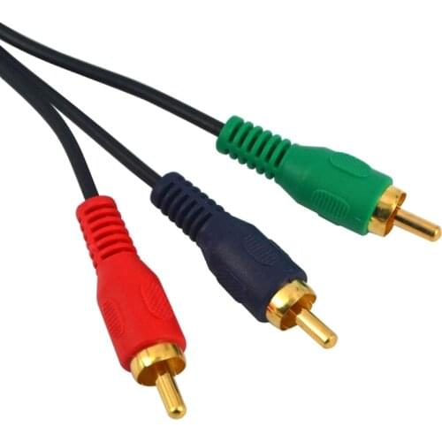 28EA HDMI-compatible to RCA Cable 1080P 1m/3.3ft Male to 3-RCA Video Audio AV Cable Connector Transmitter for TV HDTV DVD