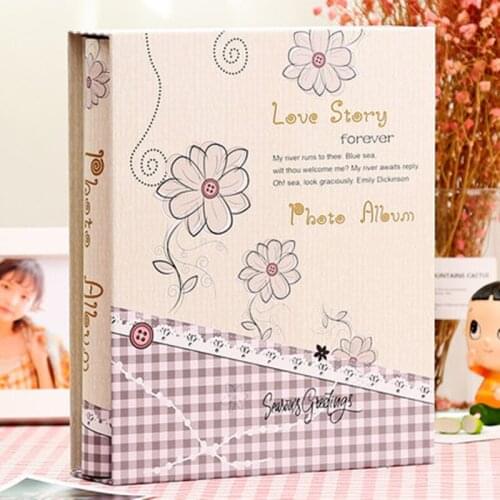 5/6/7 Inch Cartoon Photo Album Storage 200 Sheets Scrapbook Paper Family Wedding Baby Memory Picture Good High-Capacity