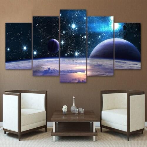 5pcs set DIY 5D Full square round Drill Diamond Painting Cosmic stars Embroidery Cross Stitch Kit Rhinestone Home Decor Craft