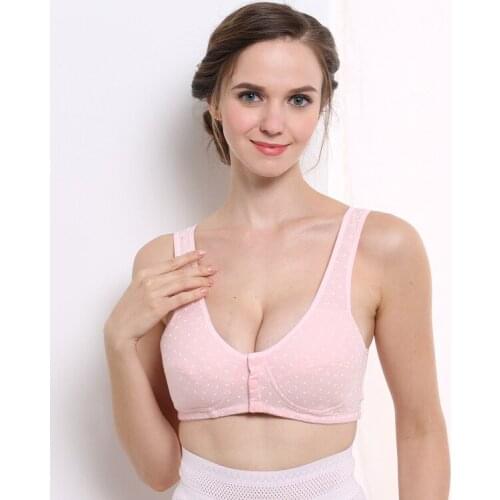 Sexy Front Open Maternity Nursing Bra Padded Push Up Breast Feeding Bras For Pregnant Women Pregnancy Lingerie Sport Underwear