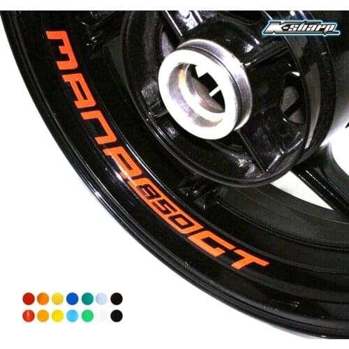 For Aprilia MANA850 CT Custom Inner Rim Declas Wheel Reflective Stickers Stripes