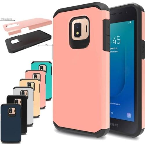 Dual Layer Hybrid Armor Case Shockproof Soft TPU & Hard PC Back Cover For Samsung Galaxy J2 Core (2018) J260 J260F J 2 J2Core