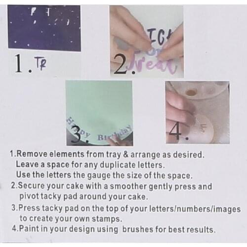 C5AD Cake Tool Acrylic Alphabet Number Embossed Cutter Mold Cookie Cutter Stamp Set