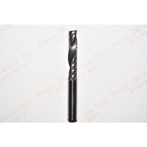6mm*28mm,1pcs,Free shipping 1 Flute End Mill,CNC machine milling Cutter,Solid carbide woodworking tool,PVC,MDF,Acrylic,wood