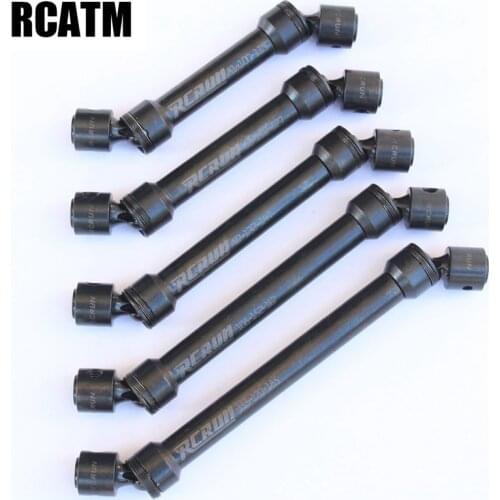 RC Car Metal Steel Transmission Shaft CVD 80mm-170mm For 1/10 RC Crawler Car TRX4 TRX6 G63 D90 D110 Axial SCX10 90046 TF2