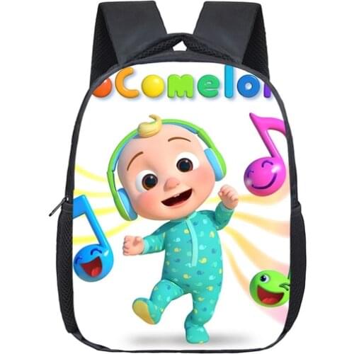 New Arrival Mini School Bags for Boys Girls Cartoon Cocomelon Schoolbag Children Baby Kindergarten Bookbag Kid Mochila Infantil