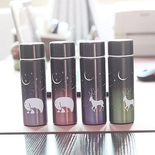 Portable Vacuum Cups Double Stainless Steel Star Thermos Vacuum Flask Coffee Tea Thermos Sport Travel Mug Large Capacity Thermo