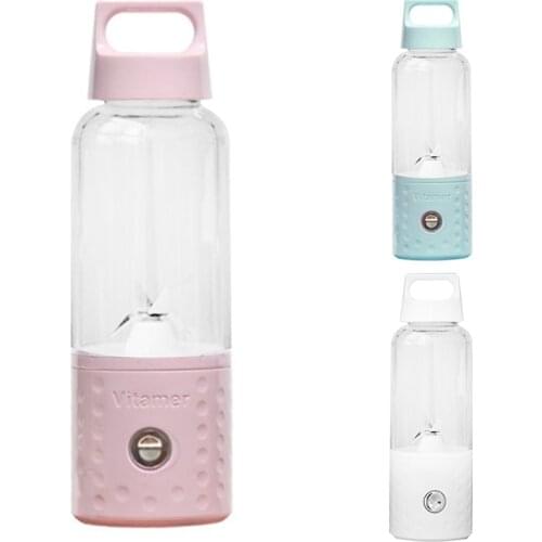 500ML 4000MAh Portable Smoothie Blender Mini USB Mixer Electric Juicer Charging Vitamer Fruit Juicer