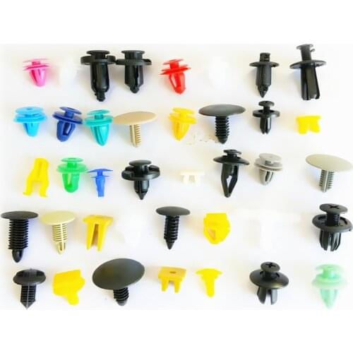 50 /100pcs Universal Mixed Clips For Mitsubishi Asx Lancer 10 9 Outlander Pajero Sport L200 Expo Eclipse Carisma Galant Grandis