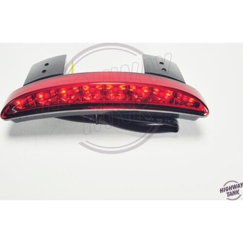 Free Shipping Motorcycle Motorbike Tail Light Rear Fender LED Break Stop Lamp case for Harley XL883L XL883N Iron XL1200n Chopped