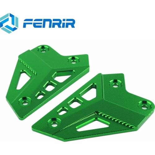 FENRIR Motorcycle Foot Peg Heel Protection Cover Protective Film Mount Heel Guard Protector for Kawasaki Z900 2017