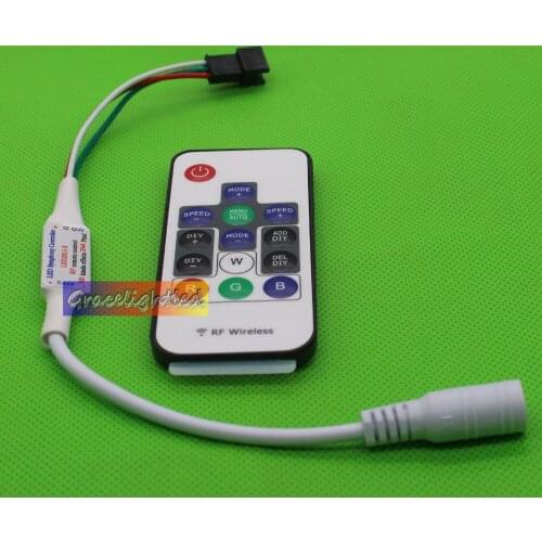 12V LED2013-X Mini wireless Dream Color Controller F WS2811 LED strip 2048 pixel