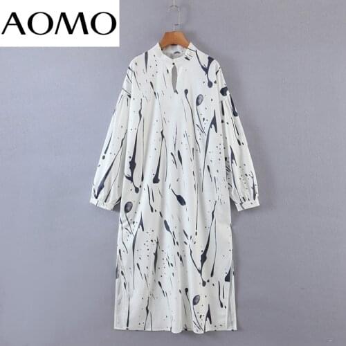 AOMO Fashionable Shirt Dresses