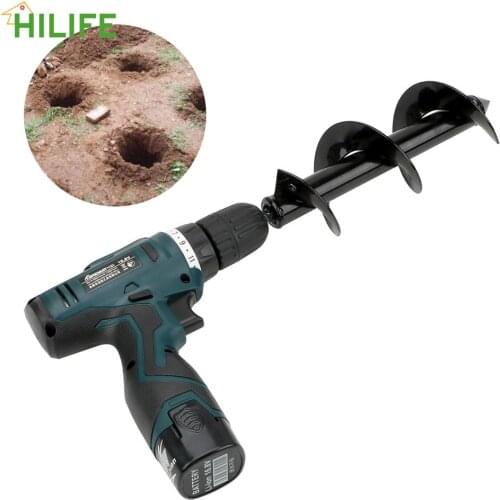 Rapid Planter Hole Drill Hole Digger Plant Flower Bulb Garden Ground Grass Drill Digging Drill Bit for Hex Drive Drill