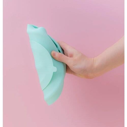 Baby Silicone Dining Plate BPA Free Lovely Smile Face Lunch Dishes Kitchen Fruit Dishes Children Feeding Dinner Plates Bowls