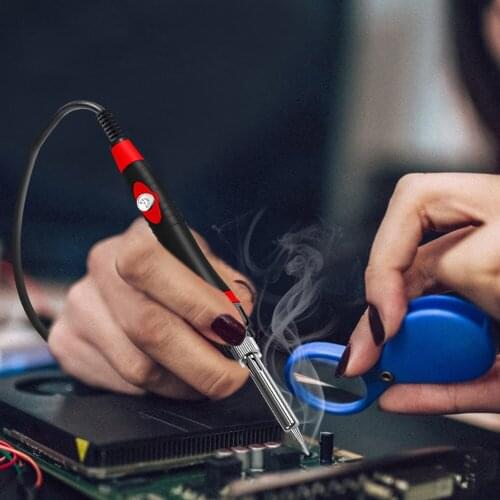 60W Electric Digital Soldering Iron Station 220V 110V Fast Heating Temperature Adjustable Welding Soldering Equipment