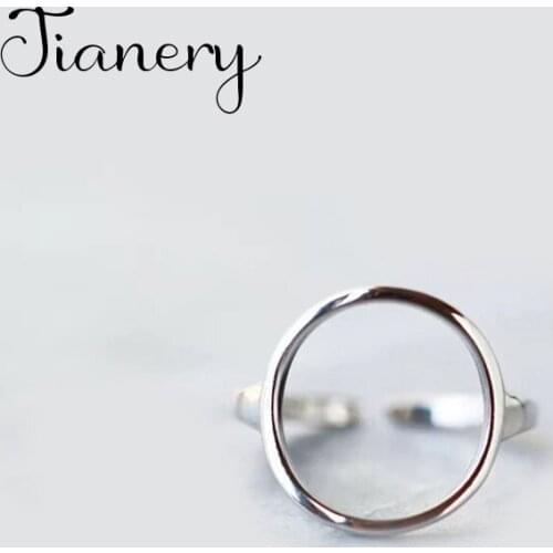 Hot Sale Bohemian New Charming Circle Rings For Women Fashion Open Finger Rings Female Boho Jewelry 2021