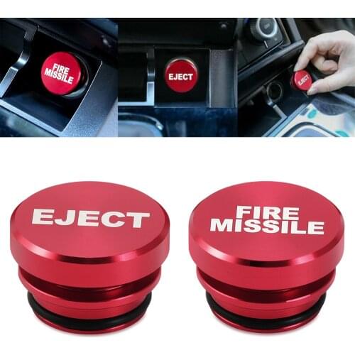 Fire Missile Eject Button Car Cigarette Lighter Cover For audi a3 8v 8p a4 A5 A6 A7 Q2 q3 Q5 Q7 b6 b7 b8 c6 c7 Avant