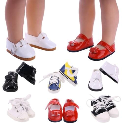 Doll Shoes Velcro Strap Style Cute Decoration For 14.5 Inch Wellie Wisher & 32-34 Cm Paola Reina Doll,Doll Accessories,Girl Gift