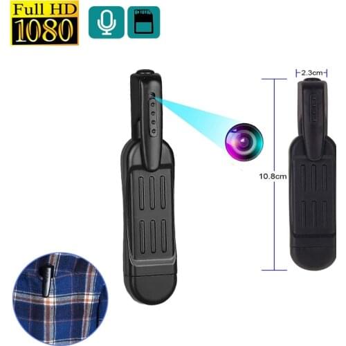 Mini spy Gadgets Pen Video Camera Recorder Enforcement Voice Clip Cop Cam IP Small Wireless Portable Mini Web Camera WiFi 1080P