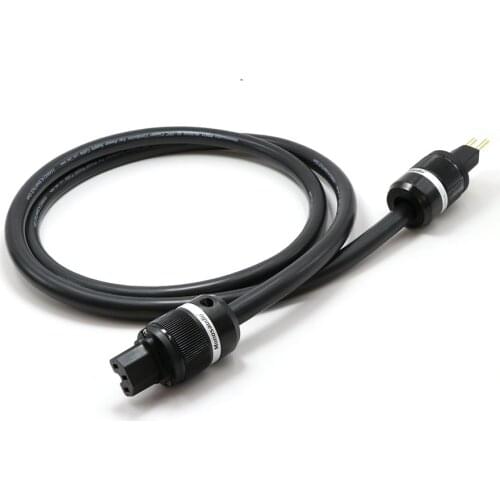 Monosaudio P901 Hifi Swiss standard Audio Power Cable with Hifi audio Gold Plated Male power Plug Socke ,Hi-end Pure Coppe