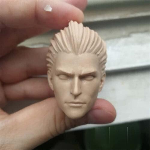 Unpainted 1/6 Scale Wizard Virgil Head Sculpt Model For Action Figure Dolls Soldier Accessories Painting Exercise No.161