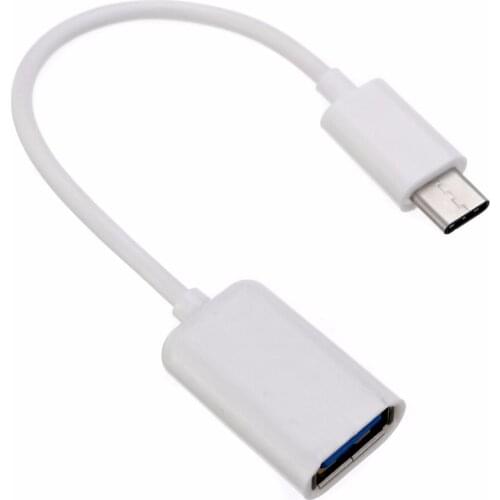 New Type C OTG Cable Adapter USB 3.1 Type-C Male to USB 2.0 A Female OTG Data Cable Cord Adapter White/Black wholesale 100pcs
