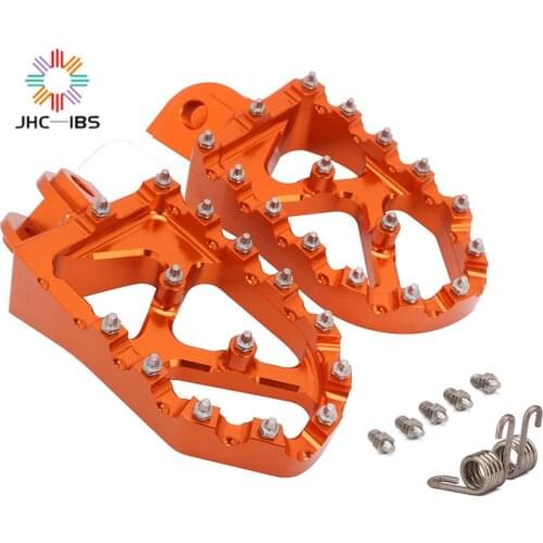 Motorcycle Foot Pegs FootRest Footpegs Rests Pedals For KTM SX SXS EXC SXF XC XCF XCW SMR 65 85 125 150 200 250 350 450 530 640
