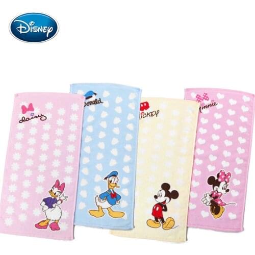 Disney DonaldDuck Pure Cotton Towel Kindergarten Children Special-purpose Towel Wash Ones Face Water Uptake Soft Children Towel
