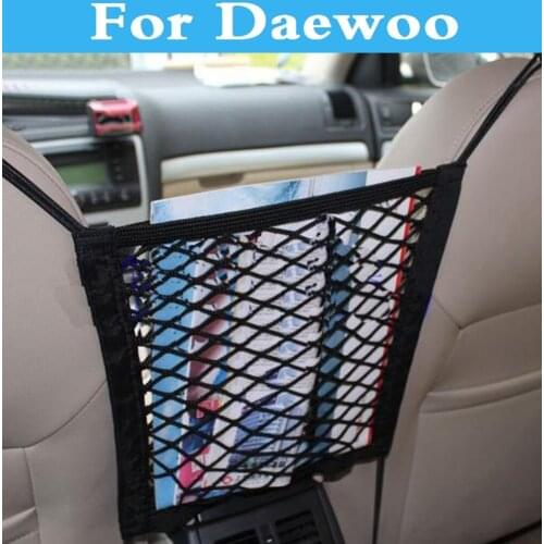 Car Back Seat Mesh Storage Bag Auto Net Organizer for Bag Luggage for Daewoo Matiz Nexia Nubira Sens Tosca Winstorm car styling