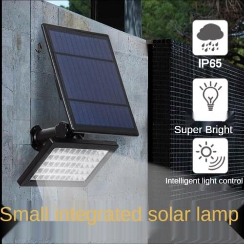 50 Leds Solar Light Adjustable Lighting Angle Outdoor Solar Garden Lamp Waterproof Lighting For Wall Yard Street
